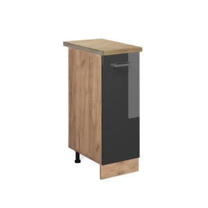 Szafka apteczna R-Line Antracyt wysoki połysk 30 cm , BP Dąb Vicco