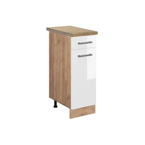 Køkkenskab R-Line Hvid højglans 30 cm , BP Eg Vicco