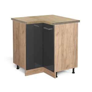 Kulmakaappi R-Line Korkeakiiltoinen antrasiitti 75.6 cm , AP Oak Vicco