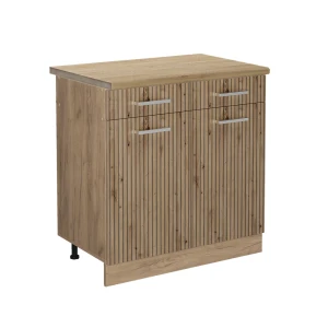 Küchenunterschrank R-Line Artisan-Eiche 80 cm , AP Eiche Vicco