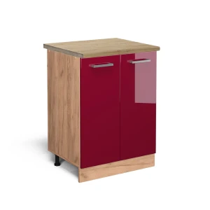 Køkkenskab R-Line Rød højglans 60 cm , BP Eg Vicco
