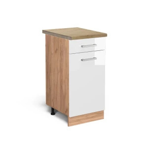 Køkkenskab R-Line Hvid højglans 40 cm , BP Eg Vicco