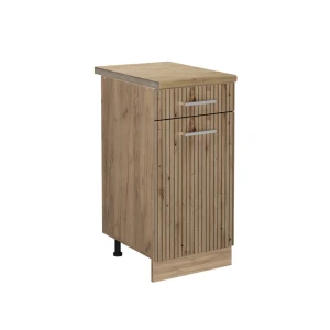Keittiön alakaappi R-Line Käsityöläinen tammi 40 cm , AP Oak Vicco