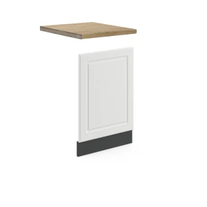 Façade R-Line Blanc campagne 45cm , PT Chêne Vicco