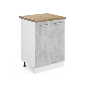 Szafki kuchenne R-Line Beton 60 cm , BP Dąb Vicco