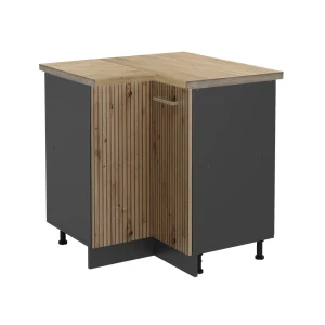 Szafka narożna R-Line Dąb rzemieślniczy 75.6 cm , BP Dąb Vicco