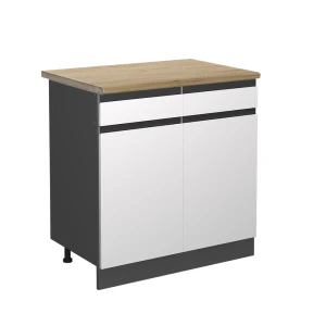 Køkkenskab R-Line Hvid 80 cm , BP Eg Vicco