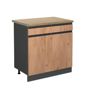 Køkkenskab R-Line Gold power oak 80 cm , BP Eg Vicco