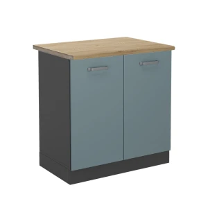 Vaskeskab R-Line Blågrå 80 cm , BP Eg Vicco