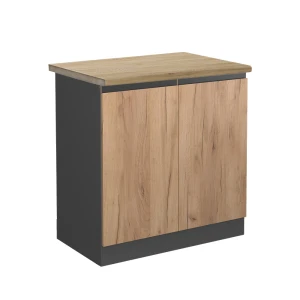 Vaskeskab R-Line Gold power oak 80 cm , BP Eg Vicco