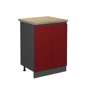 Køkkenskab R-Line Rød 60 cm , BP Eg Vicco