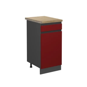 Køkkenskab R-Line Rød 40 cm , BP Eg Vicco
