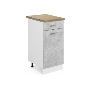 Køkkenskab R-Line Beton 40 cm , BP Eg Vicco