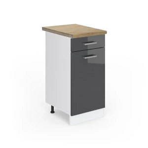 Køkkenskab R-Line Antracit højglans 40 cm , BP Eg Vicco