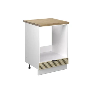 Komfurindbygningsskab Fame-Line Panel i eg 60 cm , BP Eg Vicco