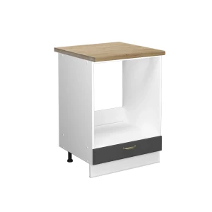 Komfurindbygningsskab Fame-Line Antracit-guld 60 cm , BP Eg Vicco