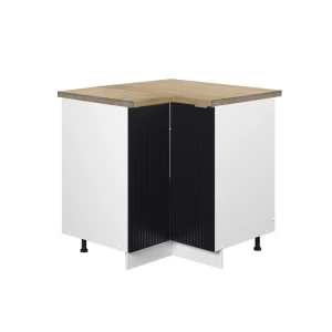 Hjørneskab Fame-Line Sort stribet 80.5 cm , BP Eg Vicco
