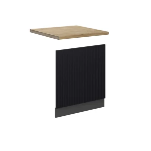 Frontplade Fame-Line Sort stribet 60 cm , BP Eg Vicco