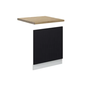 Frontplade Fame-Line Sort stribet 60 cm , BP Eg Vicco