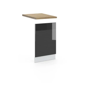 Frontplade Fame-Line Antracit højglans 45 cm , BP Eg Vicco