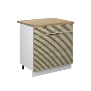 Køkkenskab Fame-Line Panel i eg 80 cm , BP Eg Vicco