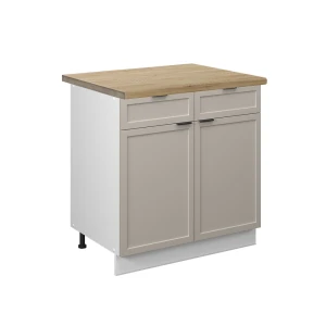 Køkkenskab Fame-Line GråBeige 80 cm , BP Eg Vicco