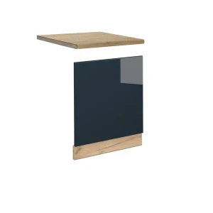 Etupaneeli Fame-Line Tummansininen korkeakiilto 60 cm , AP Oak Vicco