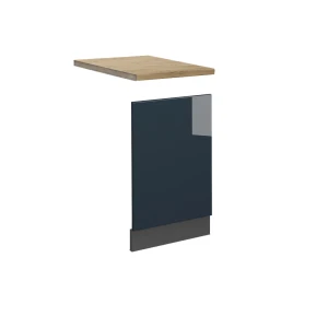 Painel frontal Fame-Line Azul escuro alto brilho 45 cm , AP Carvalho Vicco