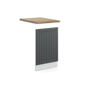 Frontplade Fame-Line Antracit landhus 45 cm , BP Eg Vicco