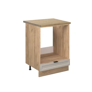 Komfurindbygningsskab Fame-Line GråBeige 60 cm , BP Eg Vicco