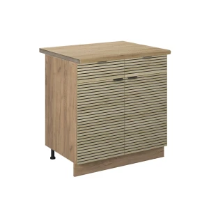 Køkkenskab Fame-Line Panel i eg 80 cm , BP Eg Vicco