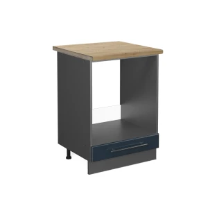 Lieden muunnoskaappi Fame-Line Tummansininen korkeakiilto 60 cm , AP Oak Vicco