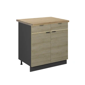 Køkkenskab Fame-Line Panel i eg 80 cm , BP Eg Vicco