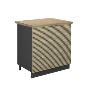 Vaskeskab Fame-Line Panel i eg 80 cm , BP Eg Vicco