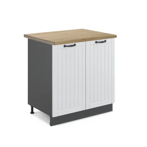 Vaskeskab Fame-Line Hvid landhus 80 cm , BP Eg Vicco