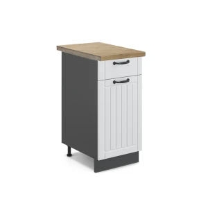 Køkkenskab Fame-Line Hvid landhus 40 cm , BP Eg Vicco