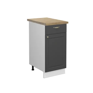 Køkkenskab Fame-Line Antracit-guld 40 cm , BP Eg Vicco