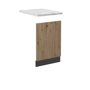 Frontblende R-Line Artisan-Eiche 45 cm , AP Marmor Vicco