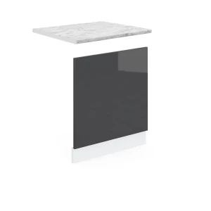 Frontplade R-Line Antracit højglans 60 cm , BP Marmor Vicco