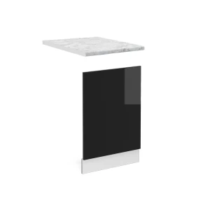 Frontplade R-Line Sort højglans 45 cm , BP Marmor Vicco