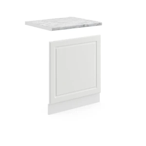 Frontplade R-Line Hvid landhus 60 cm , BP Marmor Vicco