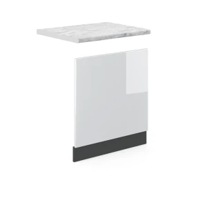 Frontplade R-Line Hvid højglans 60 cm , BP Marmor Vicco