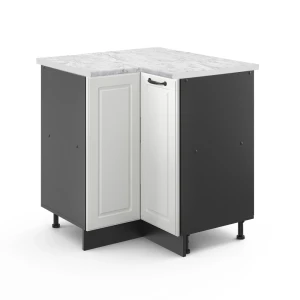 Hjørneskab R-Line Hvid landhus 75.6 cm , BP Marmor Vicco