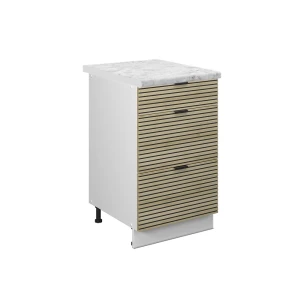 Køkkenskab Fame-Line Panel i eg 50 cm , BP Marmor Vicco