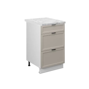 Køkkenskab Fame-Line GråBeige 50 cm , BP Marmor Vicco