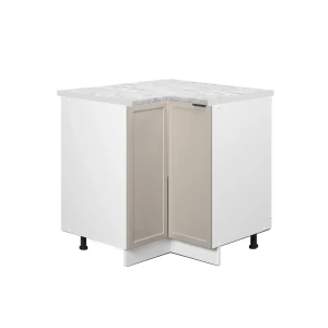 Hjørneskab Fame-Line GråBeige 80.5 cm , BP Marmor Vicco