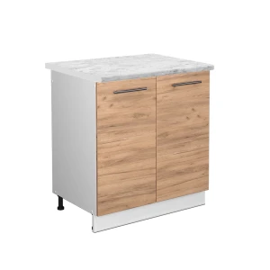 Vaskeskab Fame-Line Gold power oak 80 cm , BP Marmor Vicco
