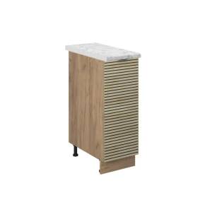 Apotekerskab Fame-Line Panel i eg 30 cm , BP Marmor Vicco