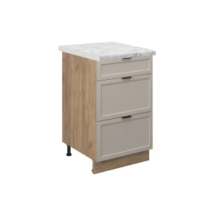 Køkkenskab Fame-Line GråBeige 50 cm , BP Marmor Vicco