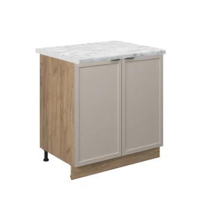 Vaskeskab Fame-Line GråBeige 80 cm , BP Marmor Vicco
